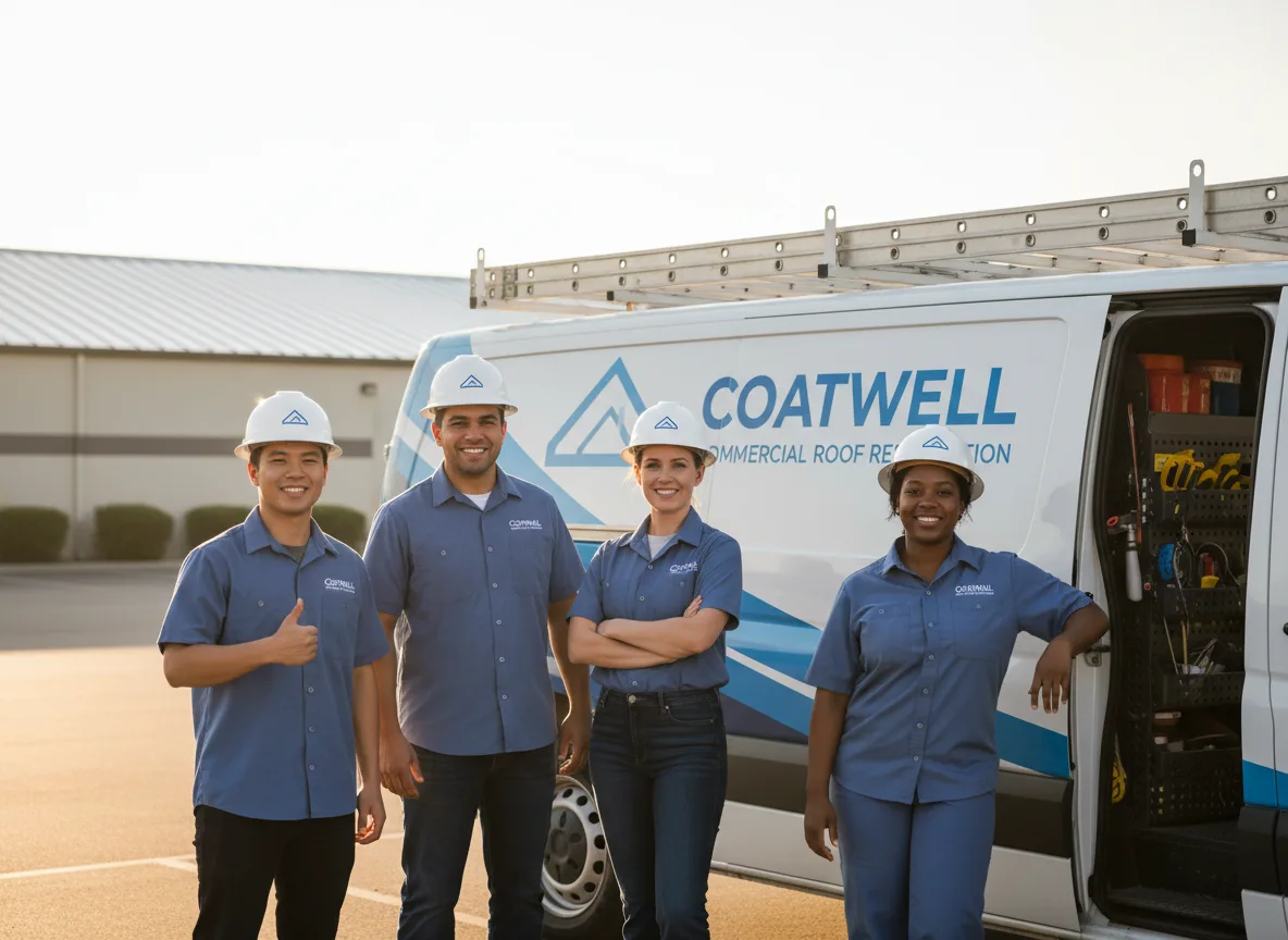 Commercial roof coating company in Covington, OK